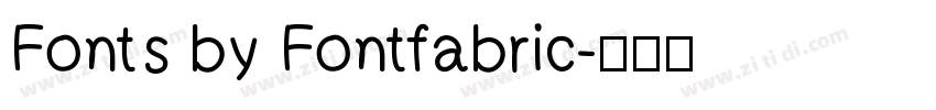 Fonts by Fontfabric字体转换